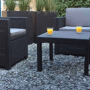 Canadian slate in de tuin